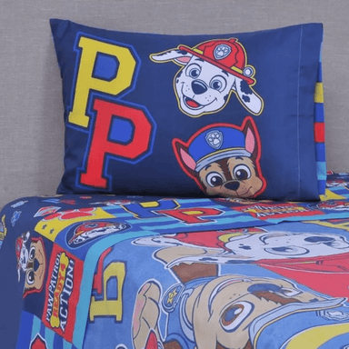 Sábana 1.5 Plazas Microfibra Paw Patrol - Relámpago.Shop