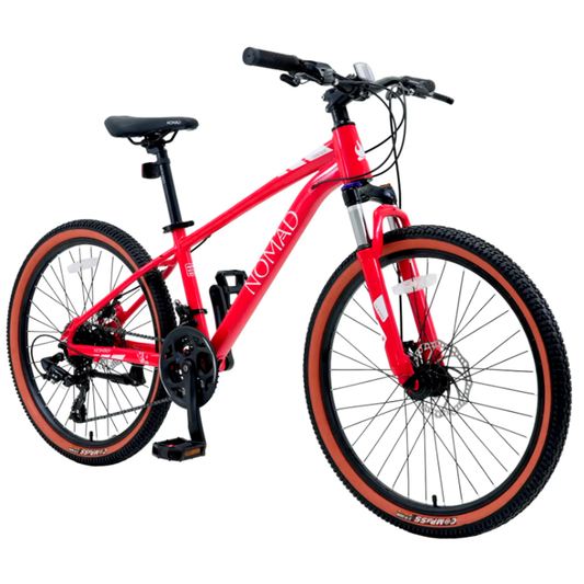Bicicleta Nomad MTB Tracker Aro 24 Rojo