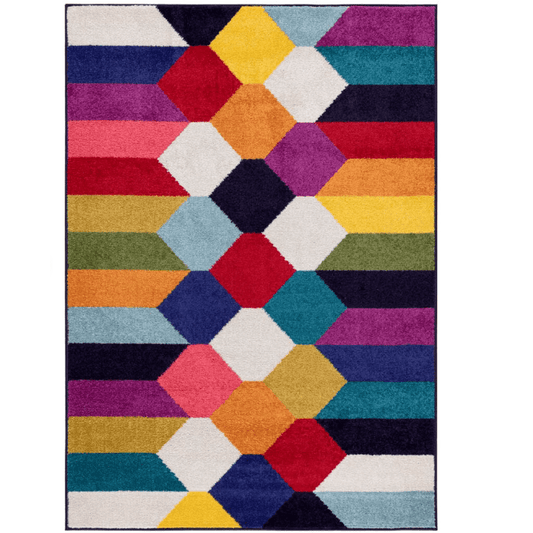 Alfombra Frise Boutique 133x190 cm Destello - Relámpago.Shop