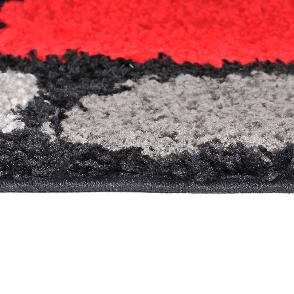 Alfombra Shaggy 1.8k Studio 150x200 Grids Negro - Relámpago.Shop