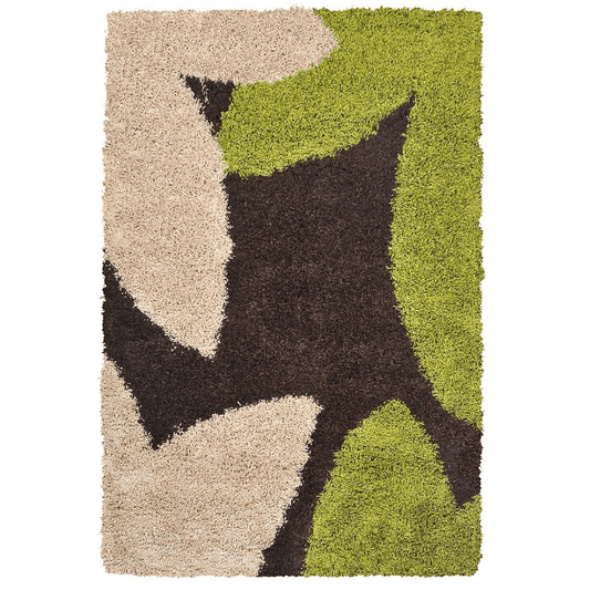 Alfombra Shaggy Roma 150x220 cm Fall Verde - Relámpago.Shop