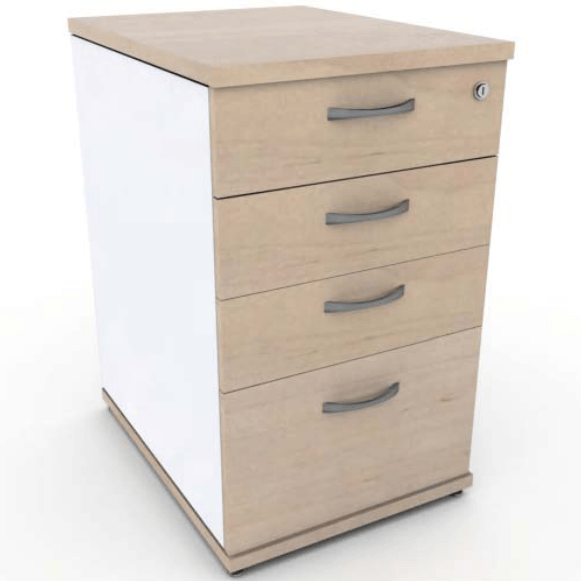 Cajonera Bolonia 3 Cajones 1 Kardex - Relámpago.Shop