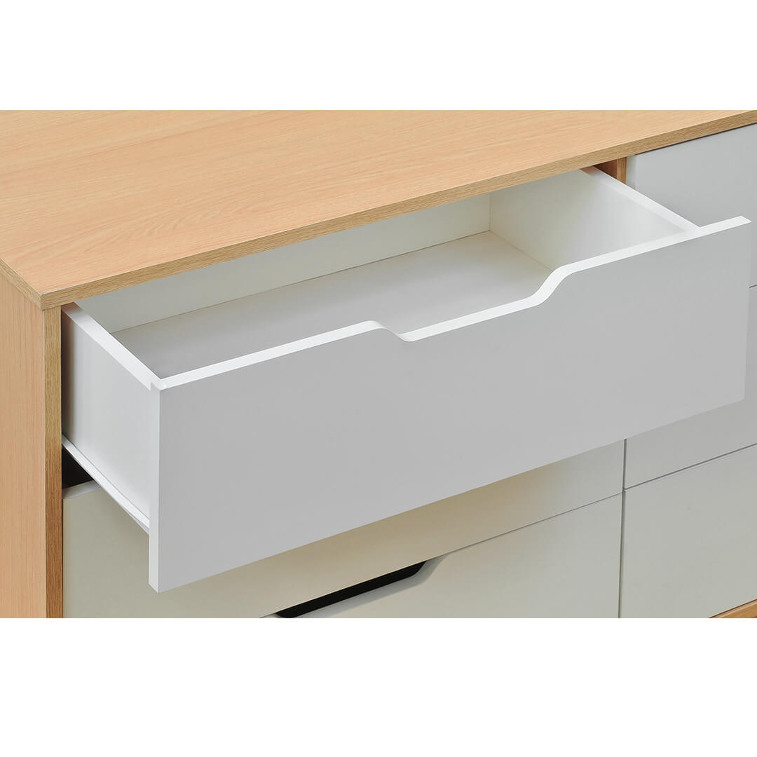 Cómoda 6 Cajones Misuri - Relámpago.Shop