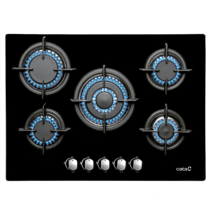 Encimera a Gas L 7005 CI negro Cata - Relámpago.Shop