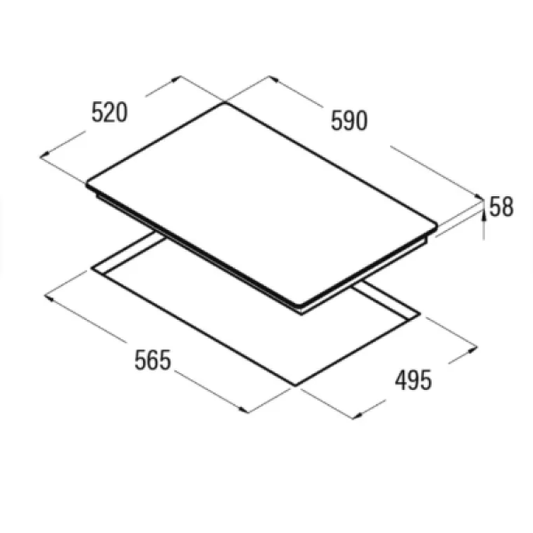 Encimera Vitro inducción I6104 BK - Relámpago.Shop