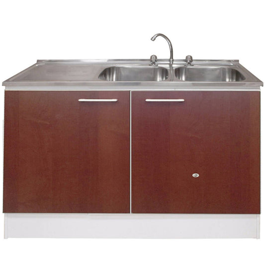 Kit Lavaplatos 120cm Izquierdo Chocolate - Relámpago.Shop