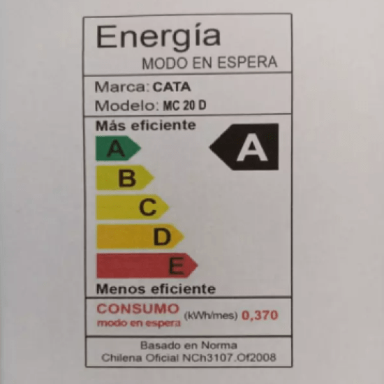 Microondas MC 20 D Enc. de 20 litros - Relámpago.Shop