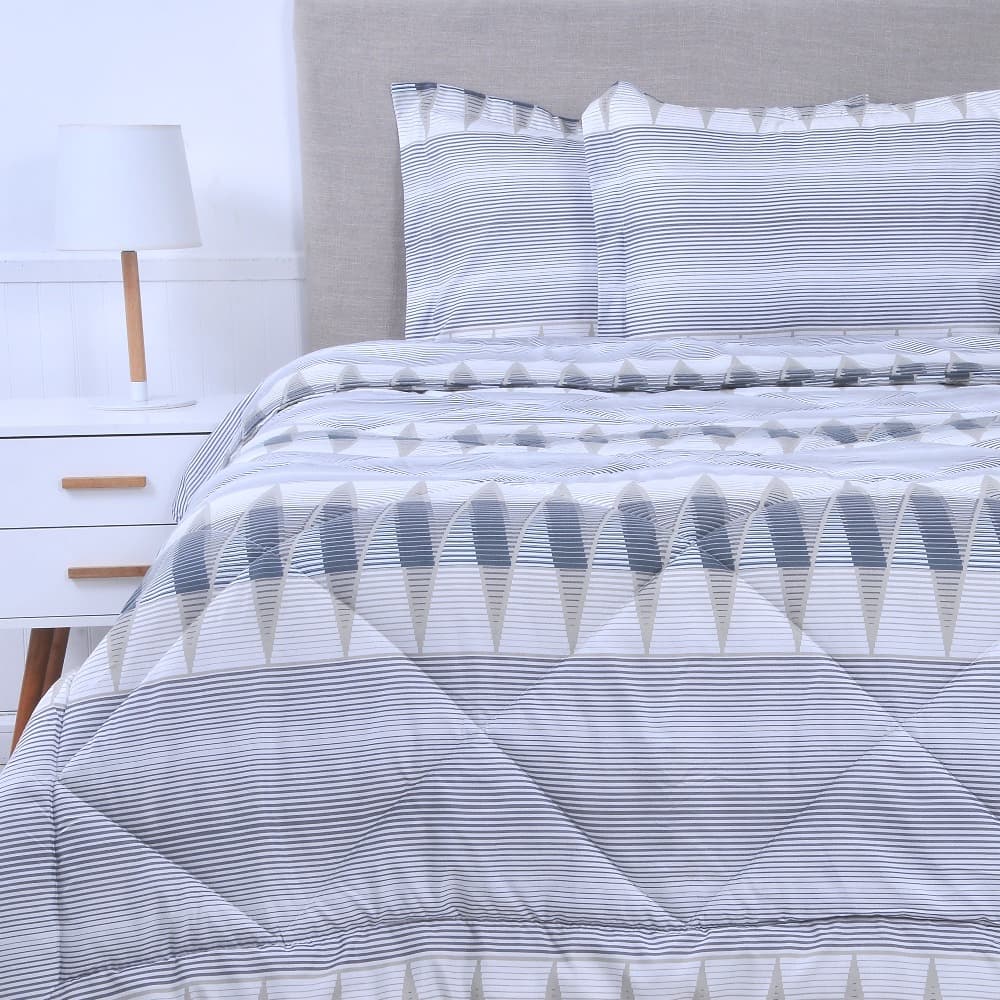 Plumón King Microfibra Estampado - Relámpago.Shop