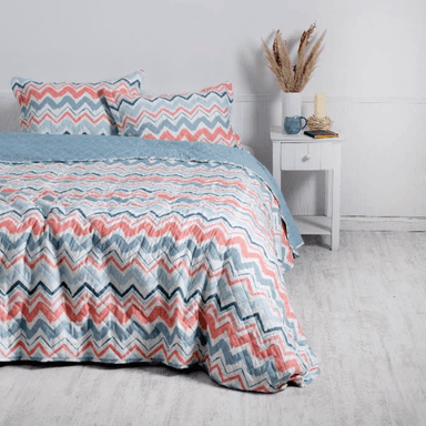 Quilt 1.5 Plazas Cosido Arrow - Relámpago.Shop