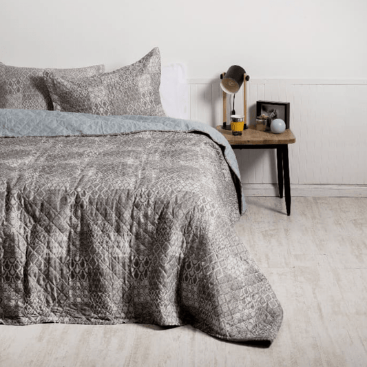 Quilt 1.5 Plazas Cosido Patchwork Piscis - Relámpago.Shop