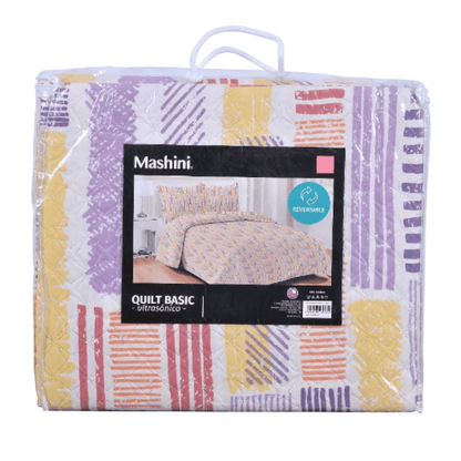 Quilt Cordoba Estampado 1.5 Plazas - Relámpago.Shop