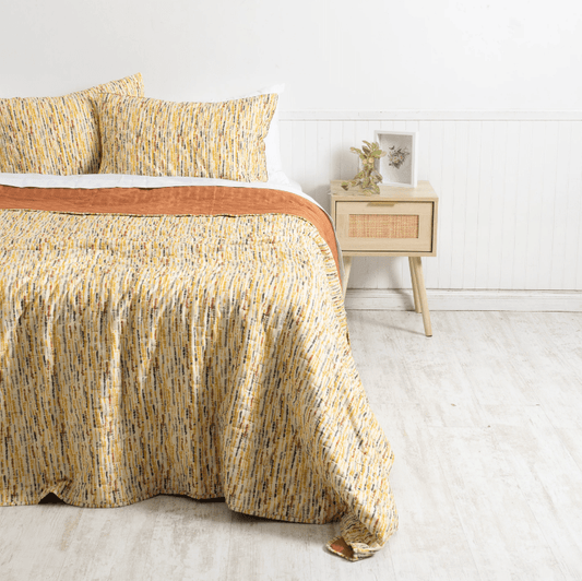 Quilt King Microfibra Estampado Loa - Relámpago.Shop