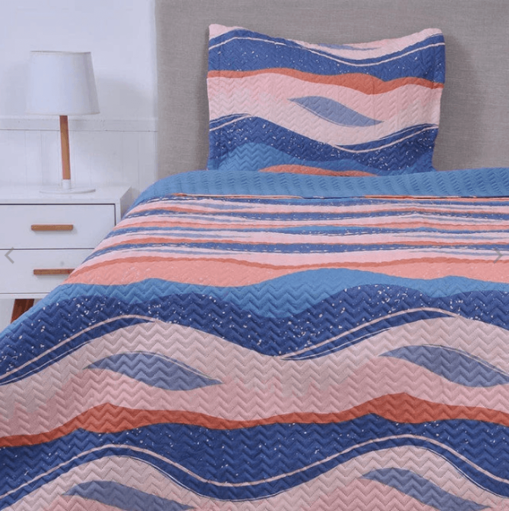 Quilt Microfibra Estampado 1.5 Plazas - Relámpago.Shop