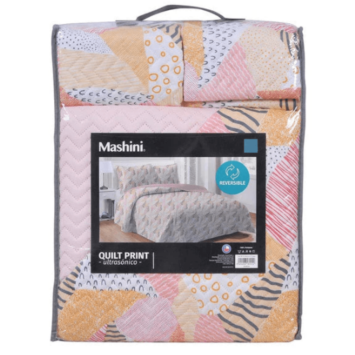 Quilt Microfibra Estampado 1.5 Plazas - Relámpago.Shop