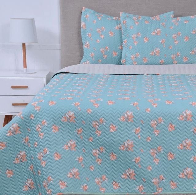 Quilt Microfibra Estampado King - Relámpago.Shop