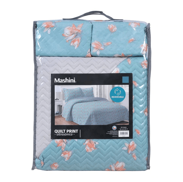 Quilt Microfibra Estampado King - Relámpago.Shop