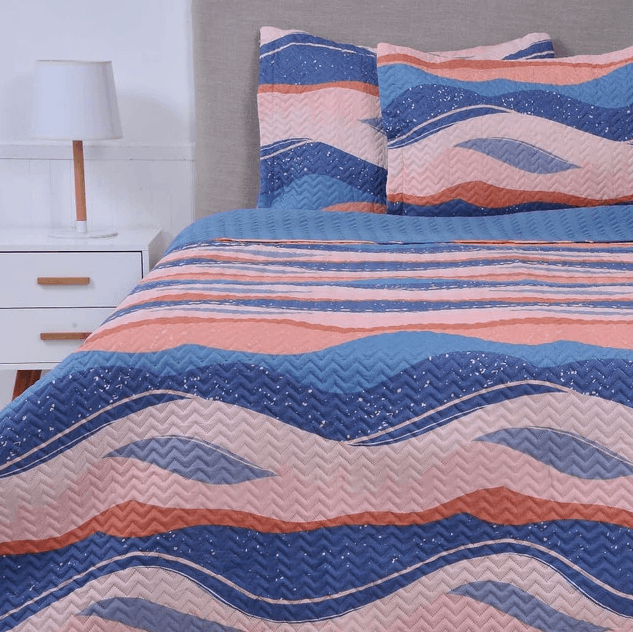 Quilt Microfibra Estampado King - Relámpago.Shop