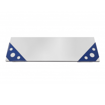 Repisa Blanca C/Soporte Azul - Relámpago.Shop