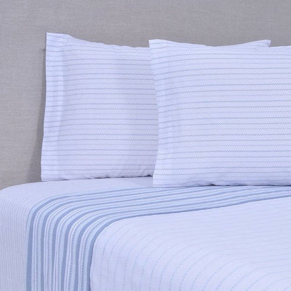 Sábana 2 Plazas 180 Hilos Estampado Tebas - Relámpago.Shop