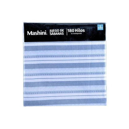 Sábana 2 Plazas 180 Hilos Estampado Tebas - Relámpago.Shop