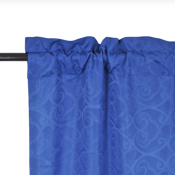 Set Cortinas 11 Piezas Tubo Leticia Denim - Relámpago.Shop