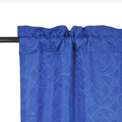 Set Cortinas 11 Piezas Tubo Leticia Denim - Relámpago.Shop