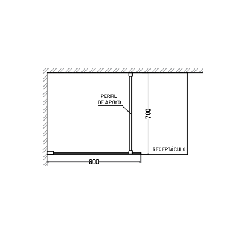 Shower 80x195 cm - Relámpago.Shop